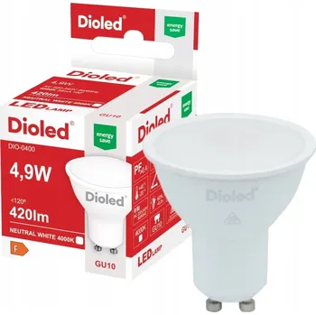 Žárovka LED žárovka GU10 reflektor halogen 4,9W 4000K neutrální bílá 420lm