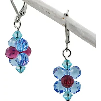 Náušnice Barevné náušnice Swarovski