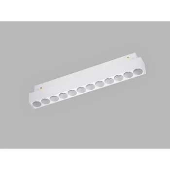 Bodové svítidlo Led2 Lištové LED svítidlo MAGLASER II 24, 12W pro 48V systém MAG Barva: Bílá, Teplota světla: 3000K - teplá bílá, Stmívání, řízení: DALI