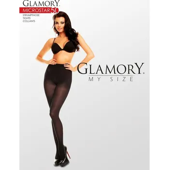 Dámské punčochy Glamory Microstar 50 • 44-46 L • černá • punčochové kalhoty 50 DEN