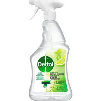 Dettol Antibakteriální sprej na povrchy Limetka a máta 500ml