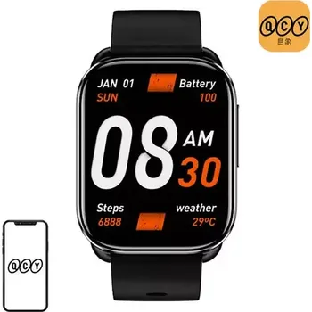 Chytré hodinky QCY WATCH GS šedá (GS grey)