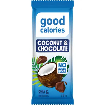 good calories Datlová tyčinka, kokos a čokoláda 33g