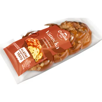 Pečivo Odkolek Vánočka s rozinkami sypaná mandlemi 400g