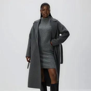 Dámská sukně Reserved - Mini sukně s příměsí vlny - středně šedá - 550HH-85M - 550HH-85M-XL