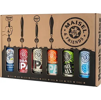 Pivo Maisel & Friends Degustační sada piv 6x0,33 L 1.98l