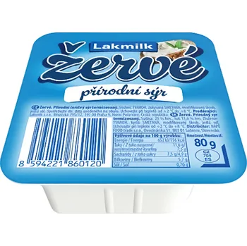 Lakmilk Žervé natur 80g