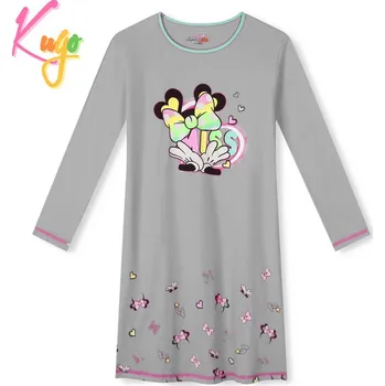 Dívčí noční košile Kugo KUGO MN3775 šedá 152