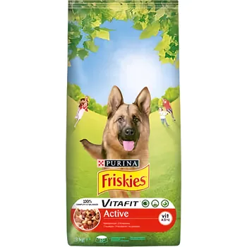 Krmivo pro psa Friskies Active granule pro psy 3kg