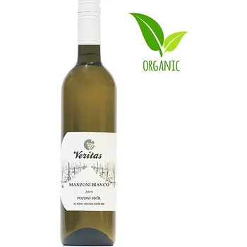Víno Veritas BIO Manzoni Bianco pozdní sběr polosladké 750ml