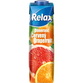 Relax Pomeranč a červený grep 1l