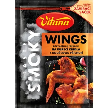 Koření Vitana Smoky koření na křidélka 23g