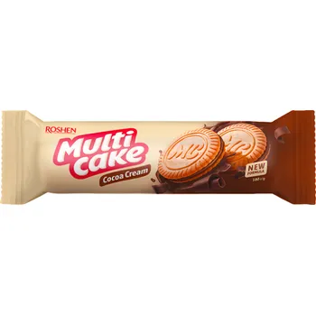 Roshen Slepované sušenky s kakaovým krémem 180g