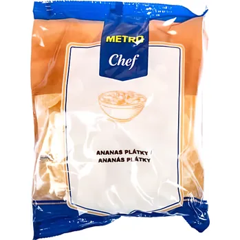 Metro Chef Ananas proslazený plátky sušené 500g