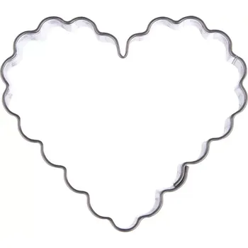 Vykrajovátko ORION Vykrajovačka nerez SRDCE vlnky - Orion