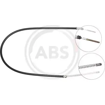 Lanko parkovací brzdy A.B.S. Tažné lanko - parkovací brzda ABS K12598