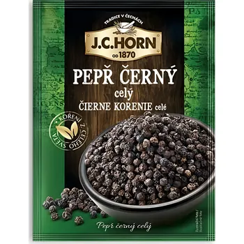 Koření J.C. Horn Pepř černý celý 15g