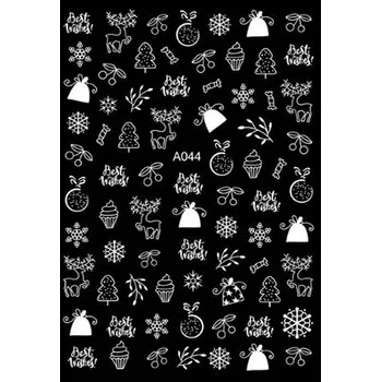 Samolepky na nehty - Vánoce A044