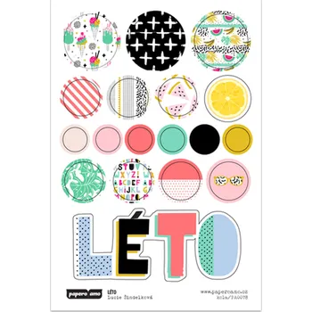 samolepka Papero amo - Samolepky arch - LÉTO / Kola