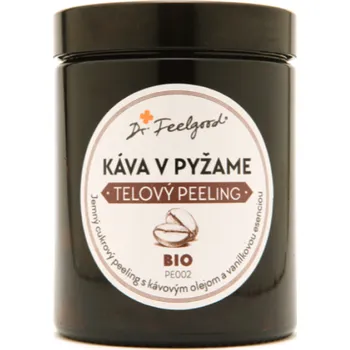 BIO tělový peeling KÁVA v PYŽAMU - 180 ml - Dr. Feelgood
