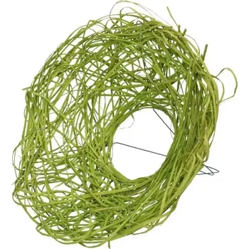 Svatební dekorace Podložka ratan zelená 25cm