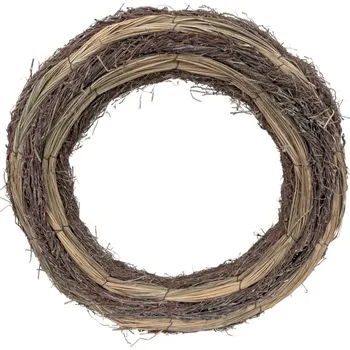 Věnec Proutěný věnec RHEA 53 cm (ø8,5cm)