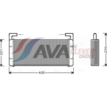Výměník tepla Výměník tepla, vnitřní vytápění AVA 50041001