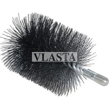 Komínová štětka Kamnářství Kartáč kominický ocelový kulatý průměr 130mm 16208-130/KUL 52720