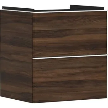 Koupelnový nábytek Skříňka pod umyvadlo bez umyvadla Hansgrohe Xelu Q 58x62,5x47,5 cm tmavý ořech 54026700