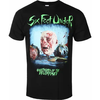 Pánská móda Tričko metal pánské Six Feet Under - NIGHTMARES OF THE DECOMPOSED - PLASTIC HEAD - PH12476 - XL