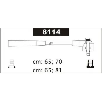 Zapalovací kabel Sada kabelů pro zapalování, 8114