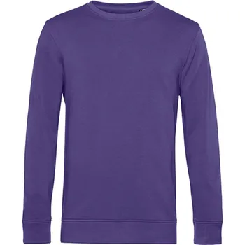 Pánské tričko B&amp;C Unisex tričko s dlouhým rukávem WU31B Radiant Purple M