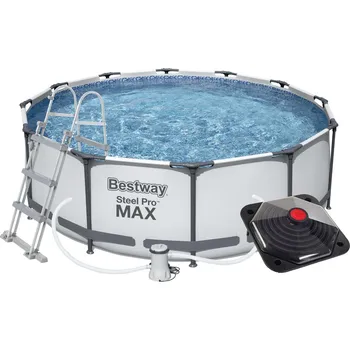 Bazén Bestway 56418SOP Bazén Steel Pro Max 3,66 x 1 m se solárním ohřevem pyramidovým