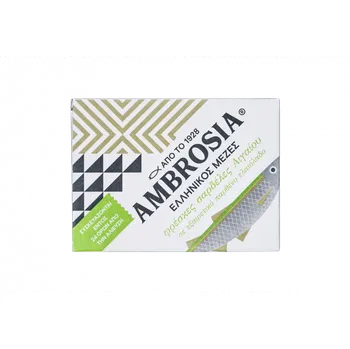 konzervovaná ryba Ambrosia Sardinky v extra panenském olivovém oleji 95g 95g