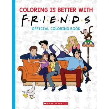 omalovánky Coloring is Better with Friends: Official Friends Coloring Book