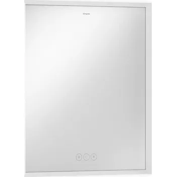 Led zrcadlo s dotykovým senzorem Hansgrohe Xarita E 60,6x70,6 cm bílá matná 54988700