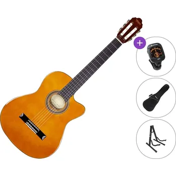 Klasická kytara Valencia VC104TC Thin Body Natural SET 4/4 Natural Klasická kytara