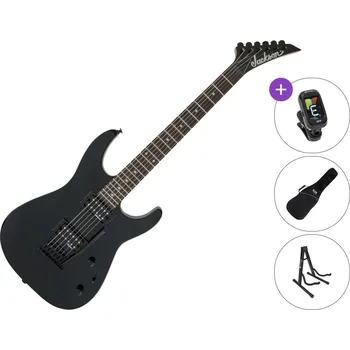 Elektrická kytara Jackson JS11 Dinky AH SET Black Elektrická kytara