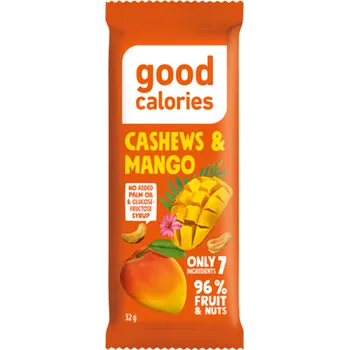 good calories Energetická tyčinka mango & kešu 32g