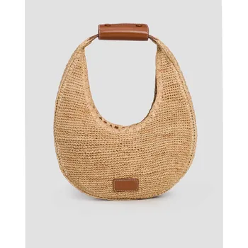 Kabelka Košík Staud Moon Raffia Tote H24s4003rba-nttn