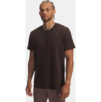 Pánské tričko Pánské tričko Under Armour Curry Hvyweight Logo Tee-BRN - Pánské Under Armour hnědá 3451833