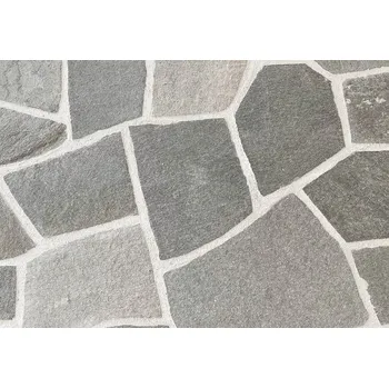 Dlažba Kamenná dlažba / obklad 20-50 cm, Šedé šlapáky do betonu Tloušťka: 1-3 cm