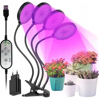 Lampička GROW LED lampa pro pěstování rostlin Topgearworld 15 W