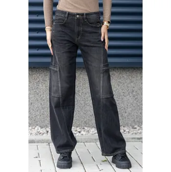 Dámské džíny M.O.D.miracle of denim M.O.D. široké džíny s kapsami Nova temně modré Velikost: 27/32