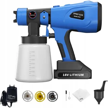 Stříkací pistole Elektrická stříkací pistole s regulací průtoku a 1000ml nádobou