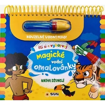 omalovánky Magické vodní omalovánky Kniha Džunglí