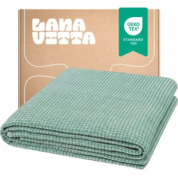 Prostěradlo Přikrývka Lanavitta bavlna 170 cm x 210 cm zelená