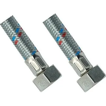 Hadice Fanski flexi nerezová s maticemi o průměru F1/2x3/8F a délce 100cm