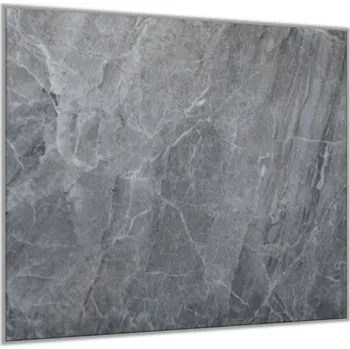 Obklad Glasdekor Sklo do kuchyně mramor středně šedý Rozměry skla do kuchyně: 50 x 50 cm