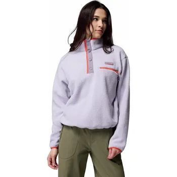 Dámská mikina Columbia Helvetia™ II Cropped Half Snap Fleece W 2092231561 - lavender pearl/shale p XS